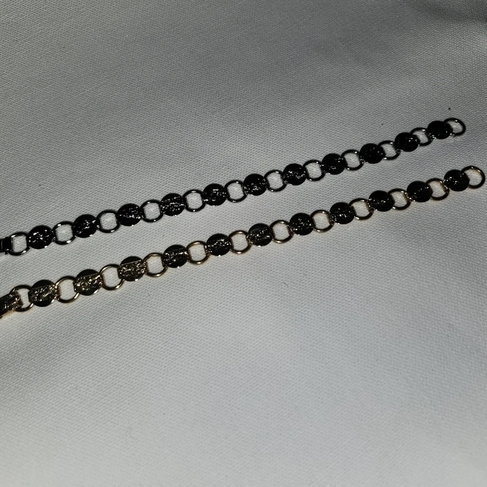 Sarah coventry, gold tone and silvertone link bracelets, young and gay